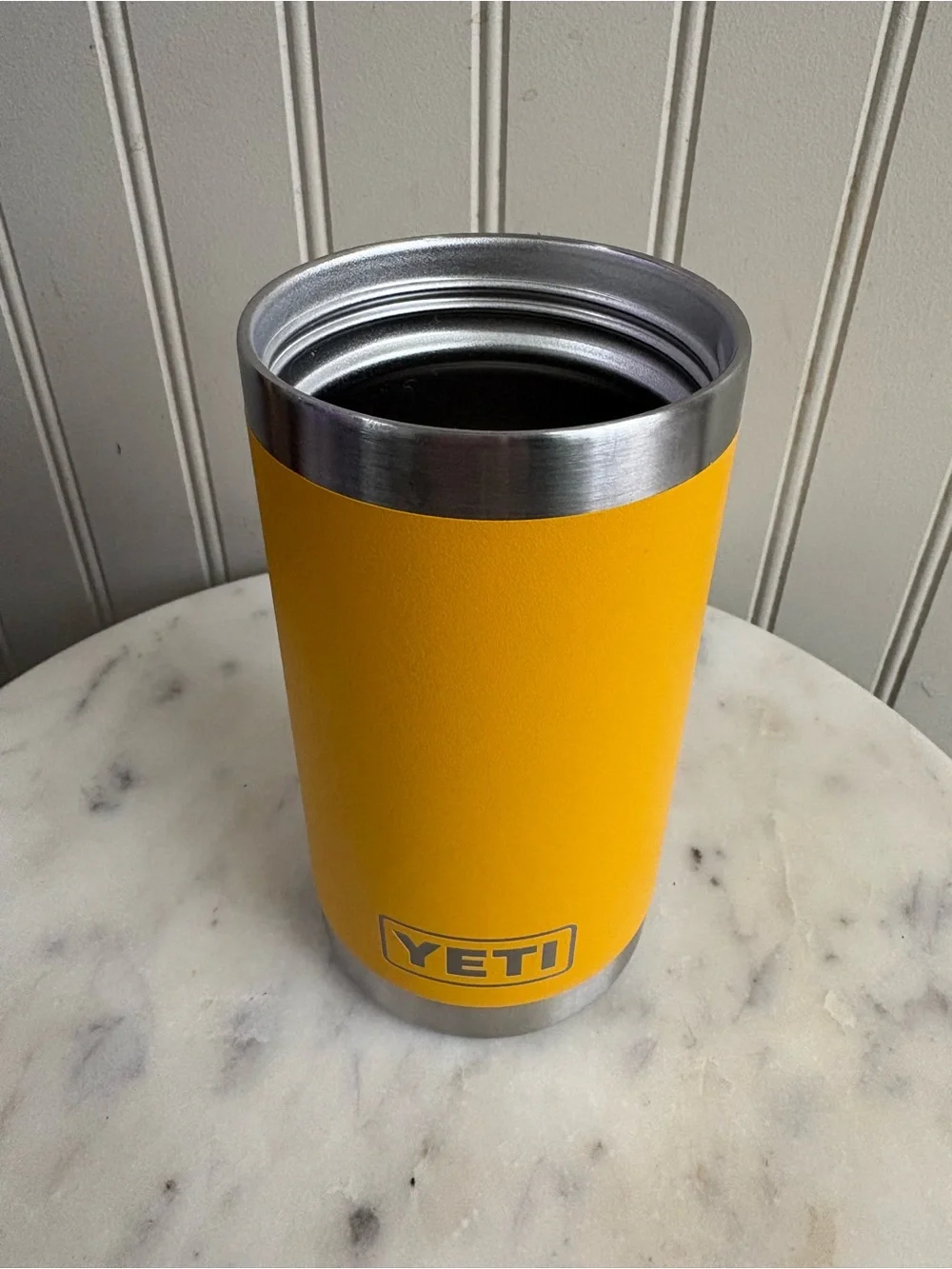 YETI Rambler 12oz Water Bottle Tumbler Yellow NO LID Travel Vacation School Hike - Picture 2 of 8